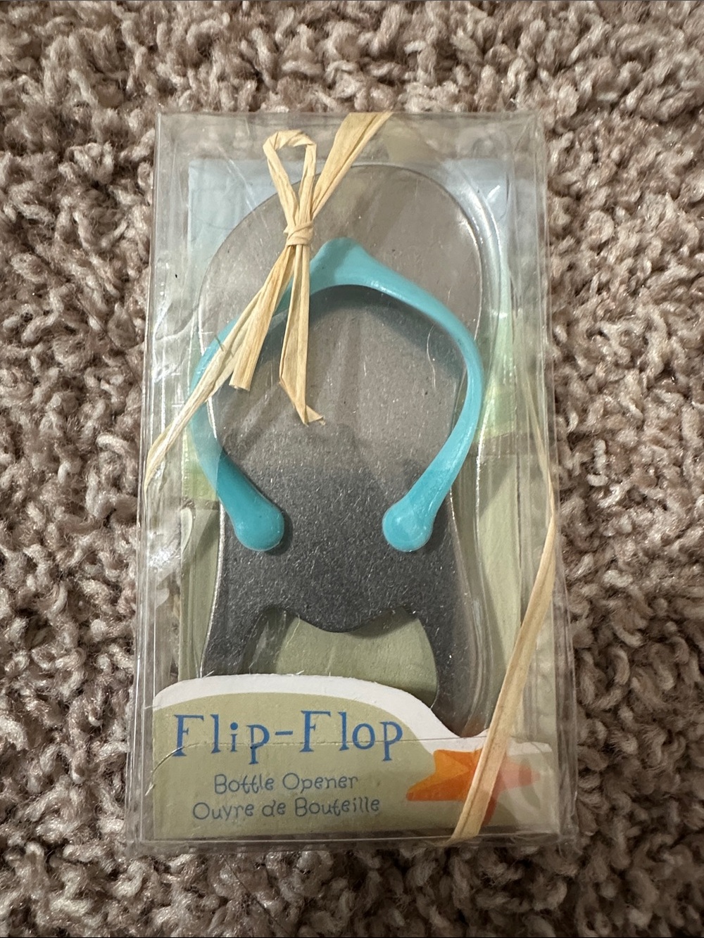New Blue Flip-Flop Bottle Opener